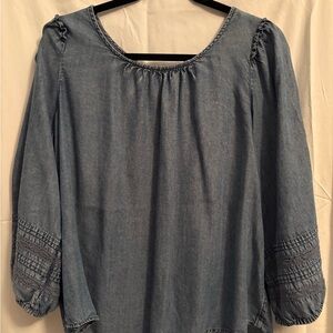 LC Lauren Conrad Chambray Blouse